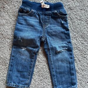 Never worn GAP Kids Distressed Blue Jeans